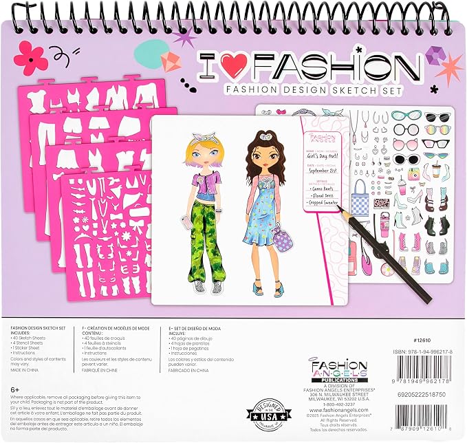 Fashion Angels I Love Fashion Sketch Portfolio