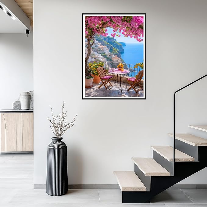 Yunruily Paint by Numbers Adults Landscape-Paint by Numbers Kits for Adults,Paint by Numbers for Adult Canvas for Gifts Home Wall Decor(16x20inch)