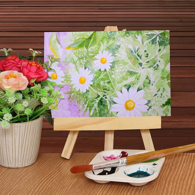 Aodaer 8 Pack Wood Panels 8 x 12 Inch Wooden Panels Canvas Unfinished Craft Wood Boards Panels for Art Crafts Acrylic and Oil Painting Pouring DIY Projects