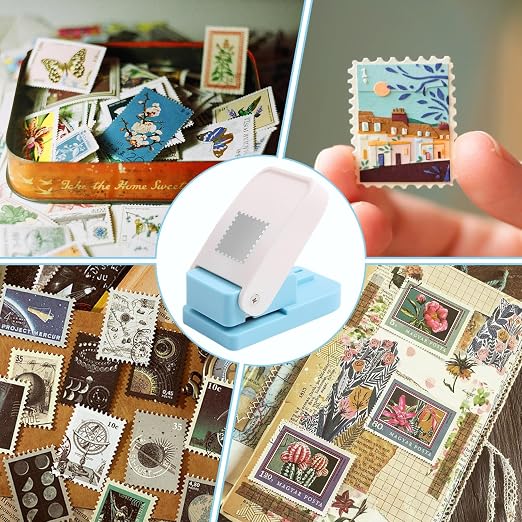 1.5X1.2 inch Rectangular Postage Stamp Puncher