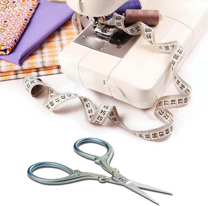 Embroidery Scissors Set with Leather Sheaths for Sewing Crafting, Art Work, Threading, Needlework DIY Tools Dressmaker Small 3.6 inch Shears Cross Stitch Knitting Scissor | Hisuper Sewing Crafting, Art Work, Threading, Needlework DIY Tools Dressmaker S...