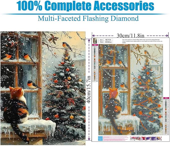 Lophomie Diamond Art Kits for Adults, 5D Diamond Painting Kits 12x16 in