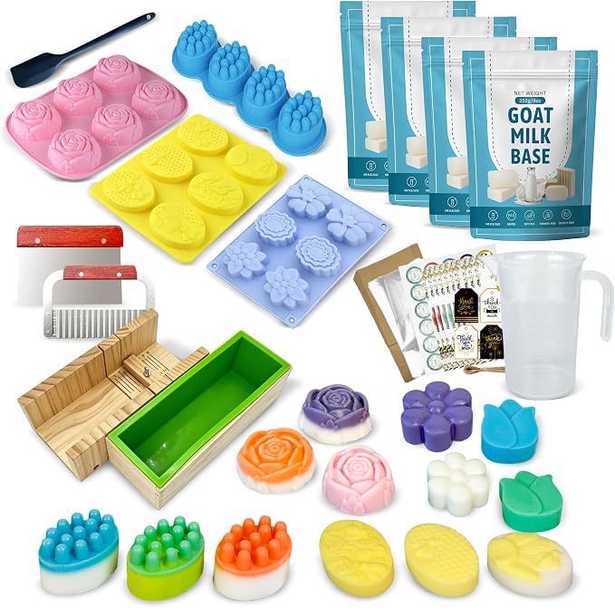 PIUH All in One Soap Making Supplies Kit for Adults