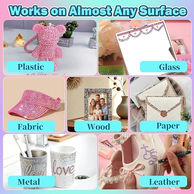48 Colors 48000 PCS Resin Jelly Rhinestones Bedazzling Kit for DIY Crafts