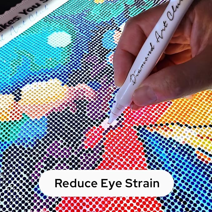 DIAMOND ART CLUB A4 Light Pad for Diamond Painting | Premium USB LED Light Board for Diamond Painting and DIY Crafting, Diamond Art Tools and Accessories, 14.1" x 10.6"