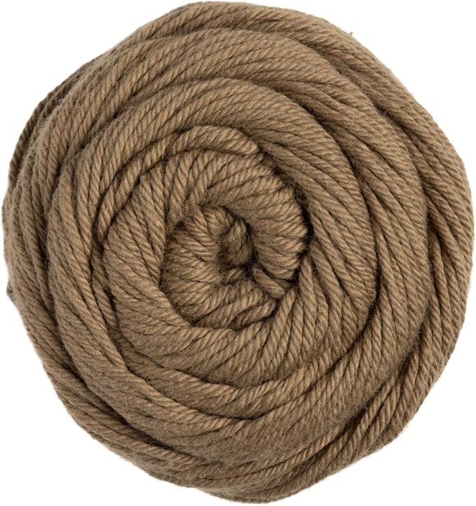 Knit Picks Dishie Brown Worsted Weight 100% Cotton Yarn for Crocheting