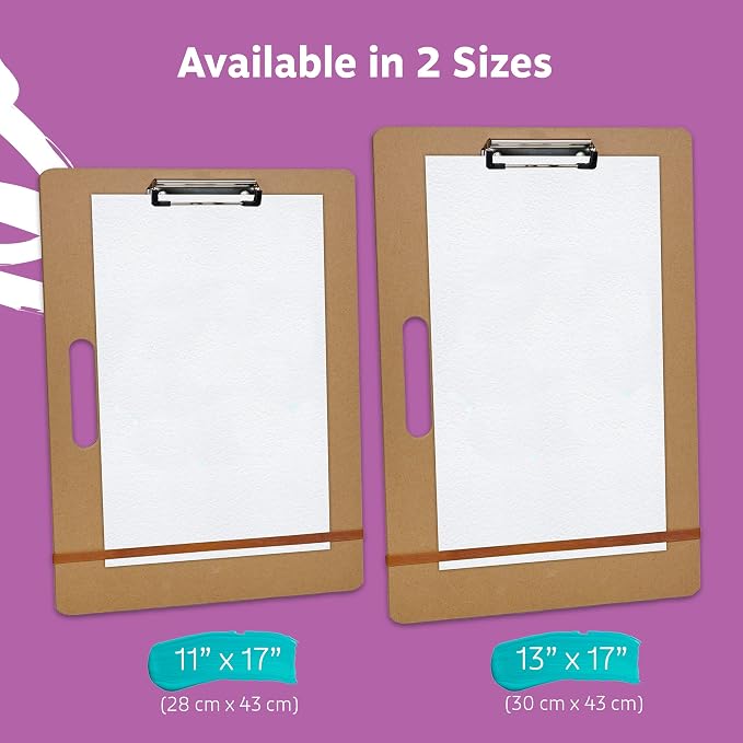 Artlicious Portable Drawing Board with Handle - Sketch Clipboard Artists