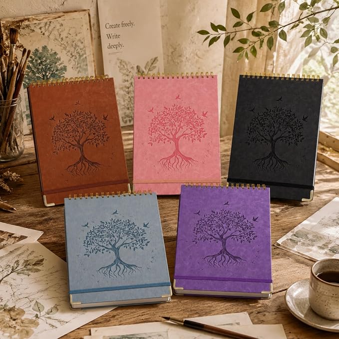 Blank Notebook Journal, Hardcover Sketchbook, 300 Page No Bleed Thick Paper