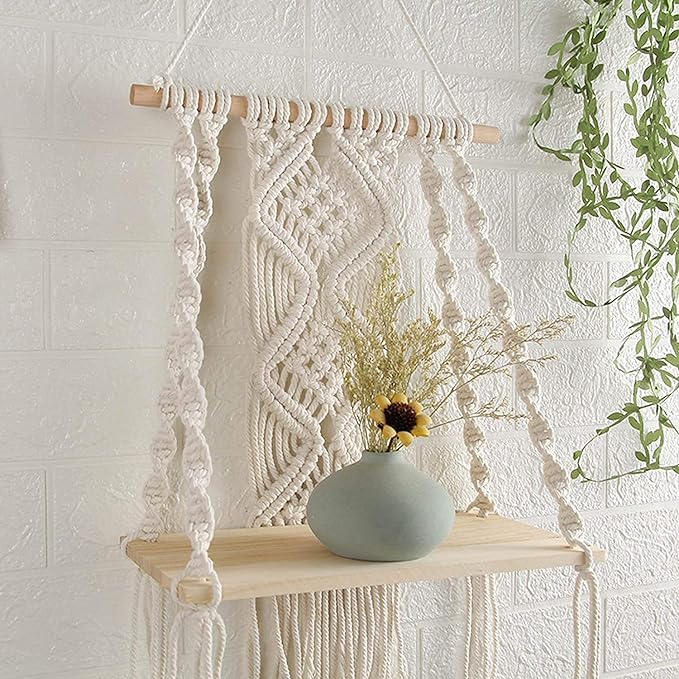 NOANTA Dark Coffee Macrame Cord 3mm x 220yards, Cotton Rope Macrame Yarn | Macrame Rope Supplies, 3 Strand Twisted Cotton Yarn String, Cotton Cord for Wall Hanging, Plant Hangers, Crafts, Knitting