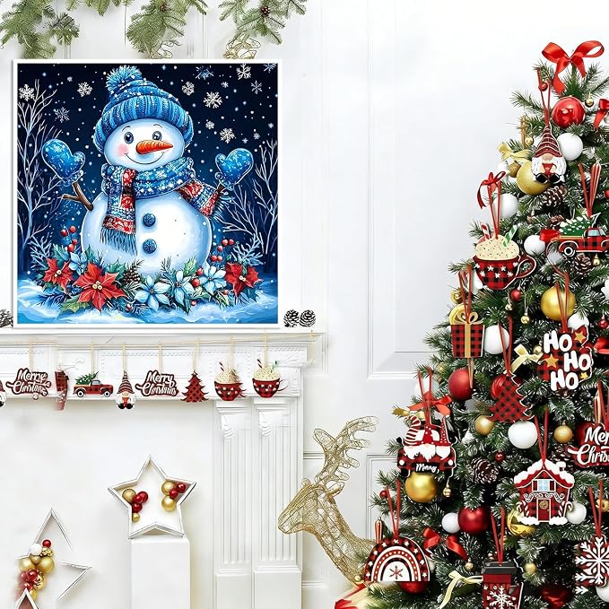 Lophomie Christmas Diamond Art Kits for Adults, 5D Diamond Painting Kits