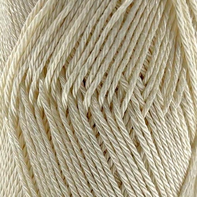 S Sensy Calinia-Mercerized Giza Cotton #2 Fine Yarn 10 Pack Ecru 131 Yards