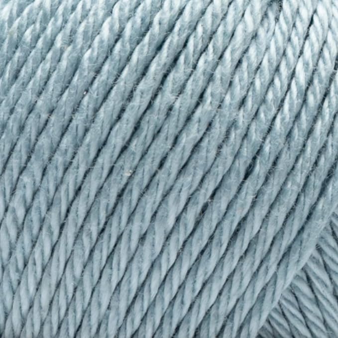 Cotton Yarn - 100% Cotton Yarn for Crocheting and Knitting, Mercerized Cotton Amigurumi Yarn Fine-Sport 2 1.76 oz (50g) / 136 Yrds (125 m) 3 Skeins - ICE Blue