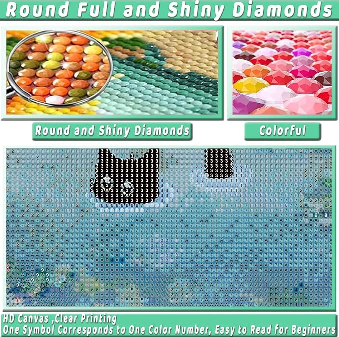 Black Cat Diamond Art Kits for Adults Cute Diamond Painting Kit Beginner