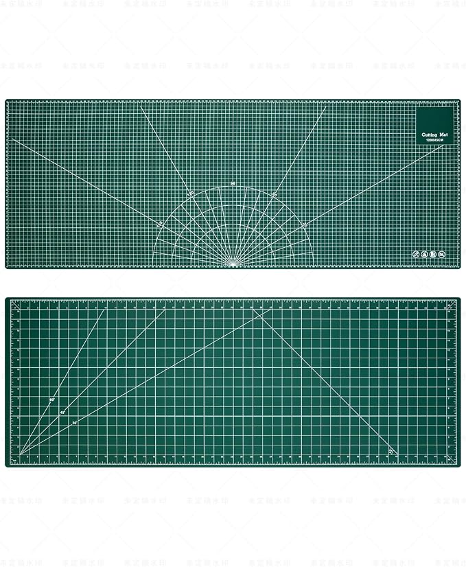 Self-Healing Cutting Mat 46 x 17 in, Double-Sided for sewing, quilting