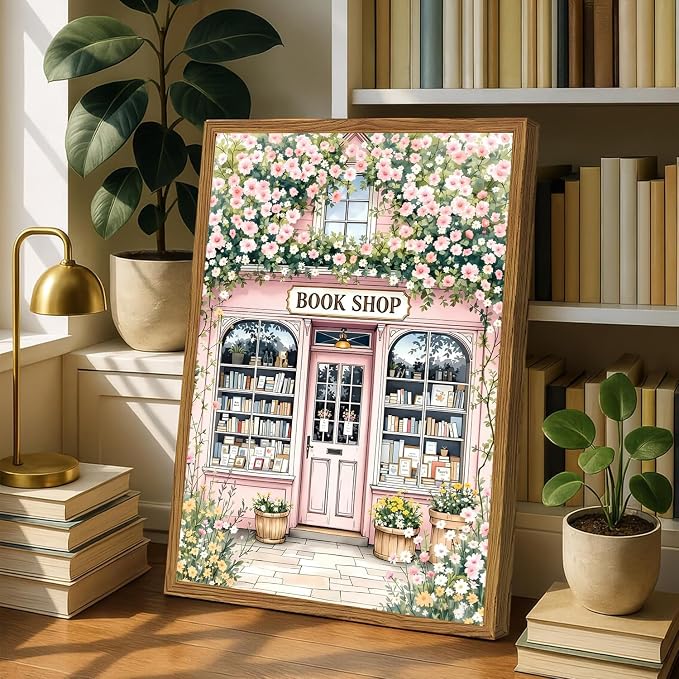DAZZLEDOTS Diamond Art Kits for Adults, Book Shop Diamond Painting