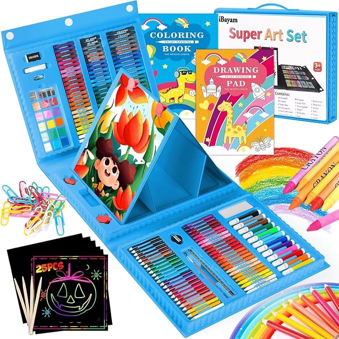 iBayam Art Kit, 251-Pack Art Supplies Drawing Kits, Arts & Crafts Gifts Box