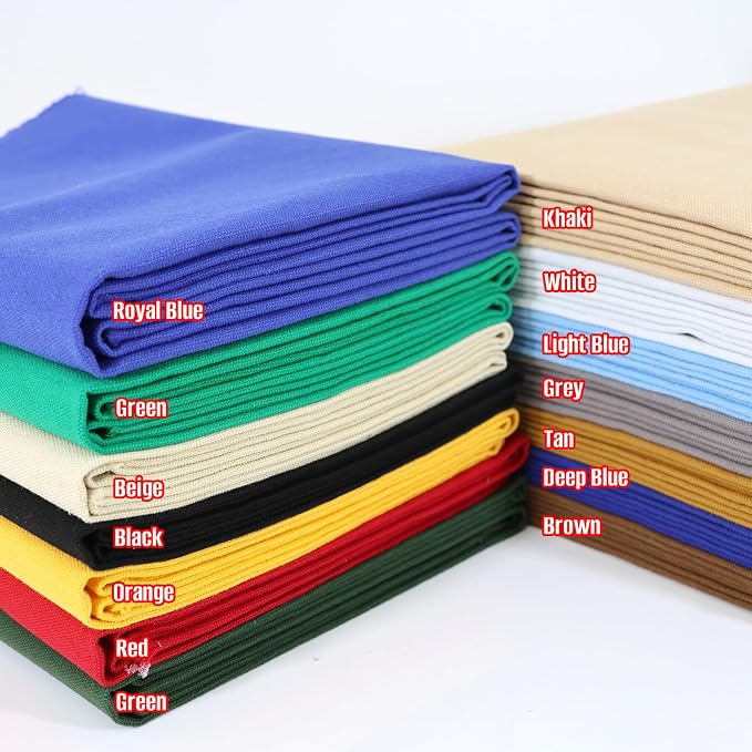 10oz Heavy Duty Cotton Canvas Fabric 60" x 40", Thick Cotton Duck Cloth for Painting, Sewing, Crafts, Tote Bags, Embroidery, Home Decor, Drop Cloth (Green)