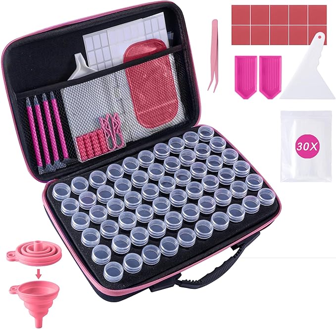 Diamond Art Storage Containers 60 Slots Diamond Painting Tools