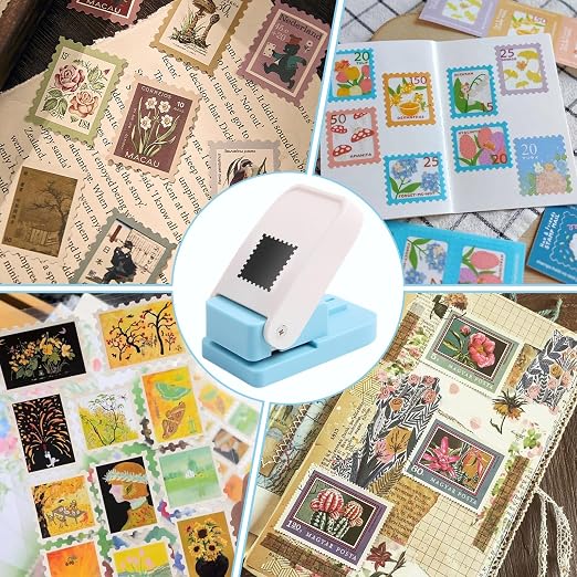 1X1inch Rectangular Postage Stamp Puncher