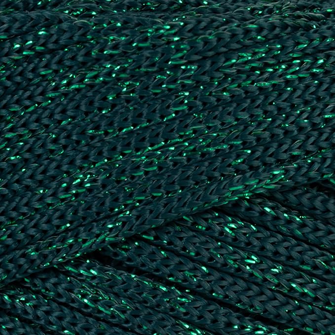 Makromecity Sparkle Polypropylene Macrame Cord 3mm x 131 Yards (394 feet) Premium Polyester Macrame Cord for Macrame Art & Crafts for Wall Hangings, Bags, Underplate, Rug