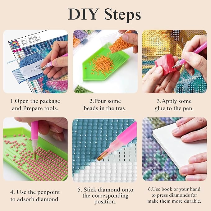5D Colorful Glittering Axolotl Diamond Art kits for Adults Beginners | Cute Animals Diamond Painting Kit DIY Full Round Drill Paint by Diamonds Dot Gem Art for Adult, Home Wall Decor 13.7x13.7Inch