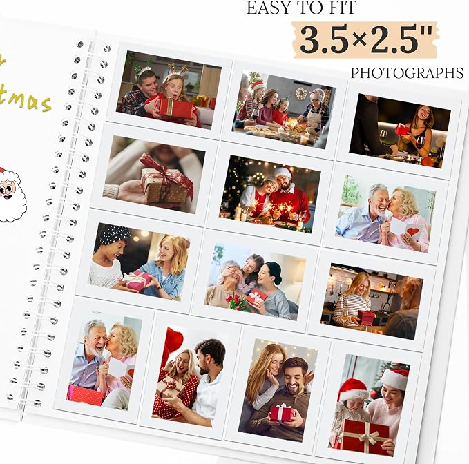 Scrapbook Photo Album 12"x12" 50 Sheets 100 Pages Hardcover Kraft Paper
