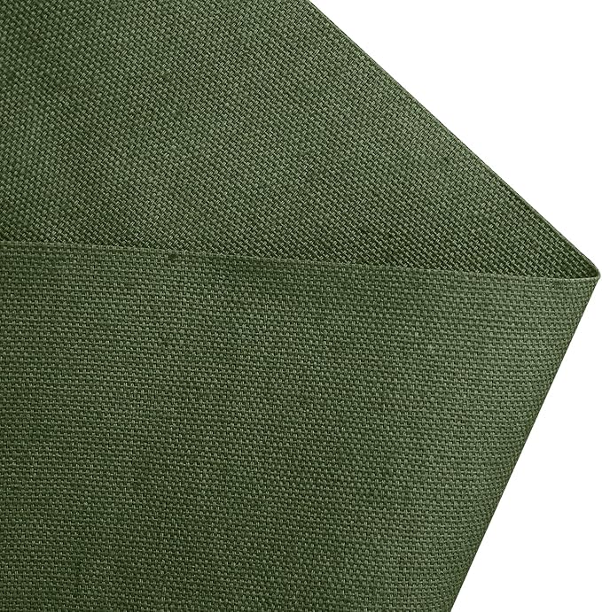 10oz Heavy Duty Cotton Canvas Fabric 60" x 80", Thick Cotton Duck Cloth for Painting, Sewing, Crafts, Tote Bags, Embroidery, Home Decor, Drop Cloth (Hunter Green)
