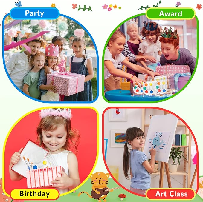 Mini Water Color Paint Set for Kids.36 Pack Non-Toxic Watercolor Paint Bulk