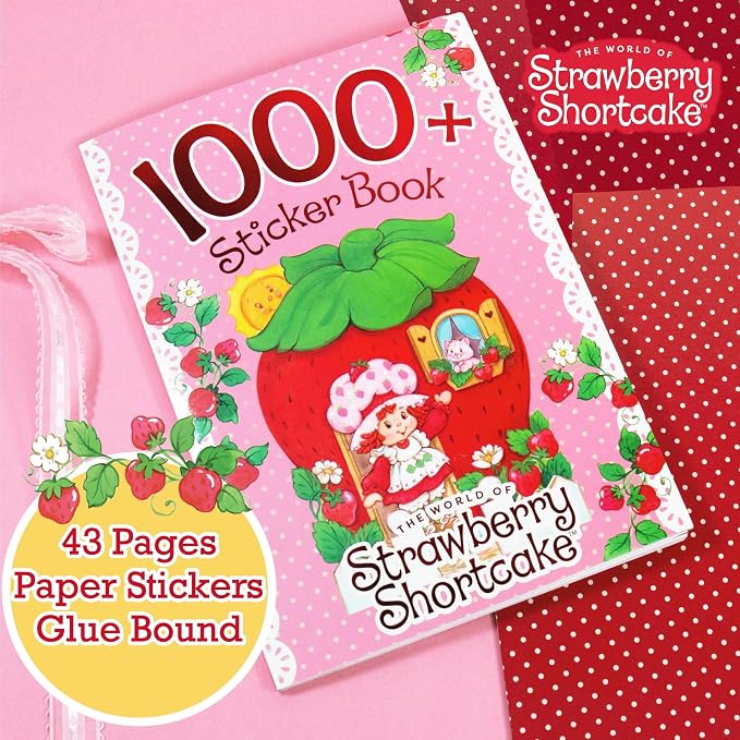 Horizon Group USA Sticker Book, Strawberry Shortcake, 1000+ Stickers