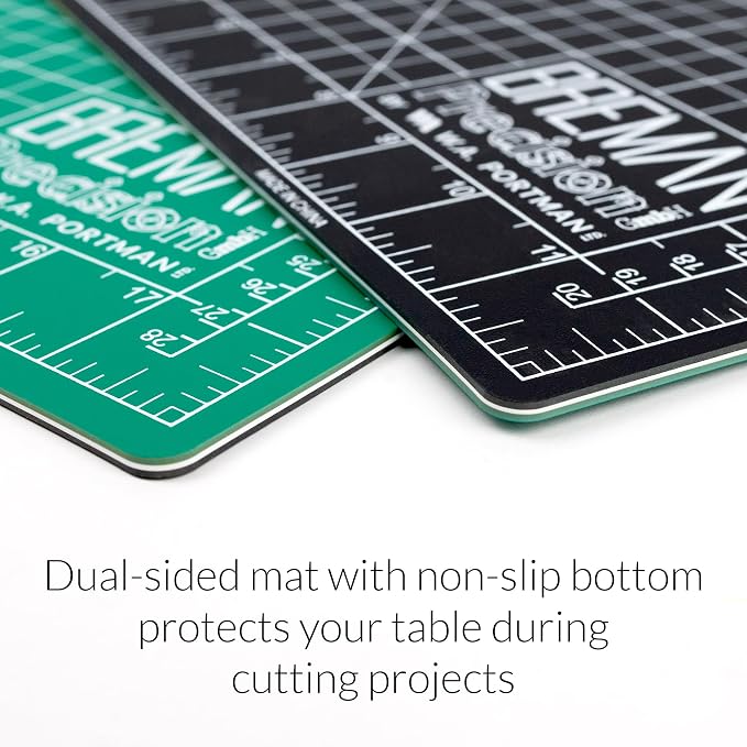 WA Portman Fabric Cutting Mat with Craft Knife & Straight Edge Craft Ruler