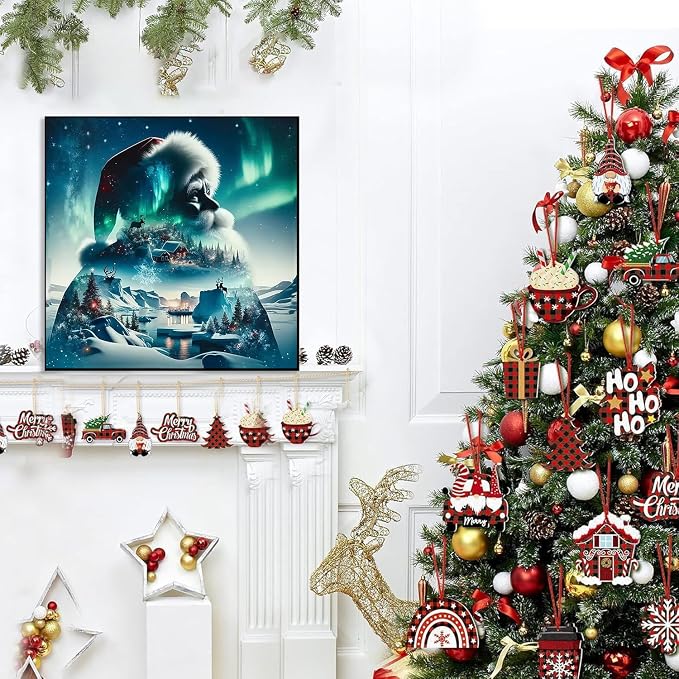 Meothan Diamond Art Kits for Adults Christmas Diamond Painting Kit 12x12in