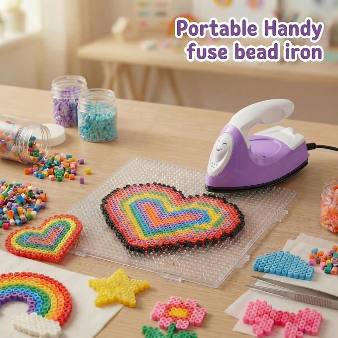 Honoson Mini Craft Iron with Charging Base Tiny,Purple