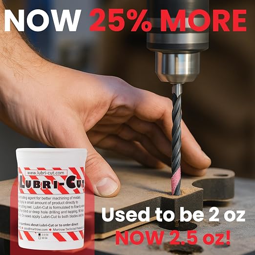 Cutting Paste for Drilling Metal - 2.5 Oz Tub - Made in USA | Beeswax Cutting Oil for Drilling Metal | High Performance Tapping & Cutting Wax | Saw Blade Lubricant & Drill Cutting Fluid