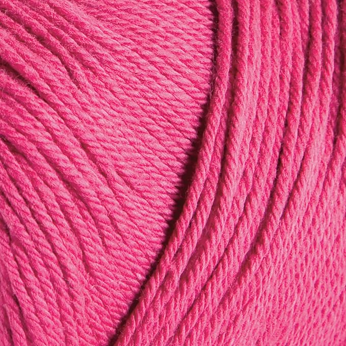 Knit Picks Dishie Pink Worsted Weight 100% Cotton Yarn for Crocheting