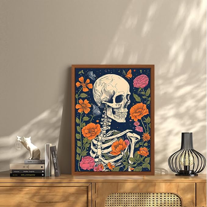 Benjenes Skull Diamond Art Kits for Adults, Skeleton Diamond Painting Kits