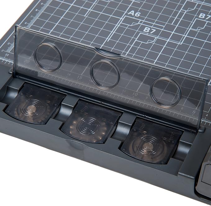 3-Way 12.6 Inch (A4 size) Rotary Trimmer Cutter Perforate & Scallop