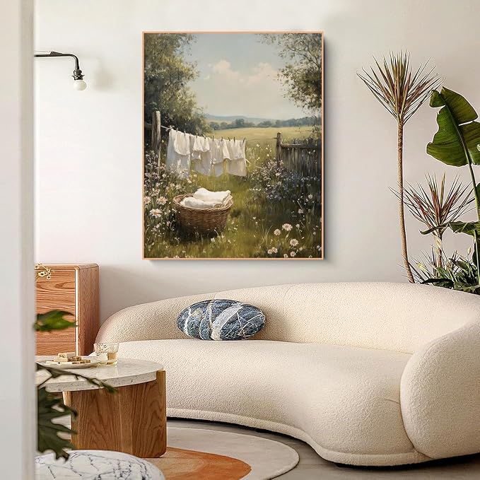 WUDWL Scenery Paint by Numbers Kit for Adults,Color By Numbers for Adults | Countryside Scenery Decor Painting by Number On Canvas, Paint Number Artist Funny Without Frame DIY, Home Wall Decor, 12x16in