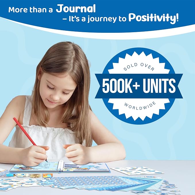 Jackinthebox Calming Journal Kit for Girls, DIY Crafts, Scrapbook Toys Set