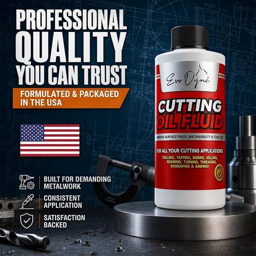 Evo Dyne Cutting Oil 8 oz Metal Cutting Fluid for Drilling & Tapping