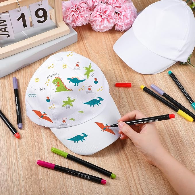 DIY White Baseball Cap for Kids Blank