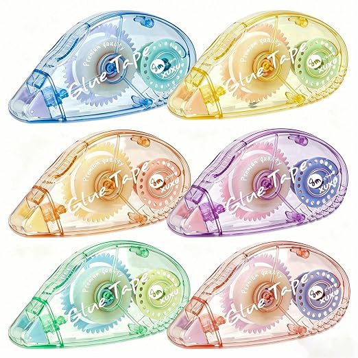 XUXU Colorful Scrapbooking Tape Glue Tape Adhesive Dots Tape