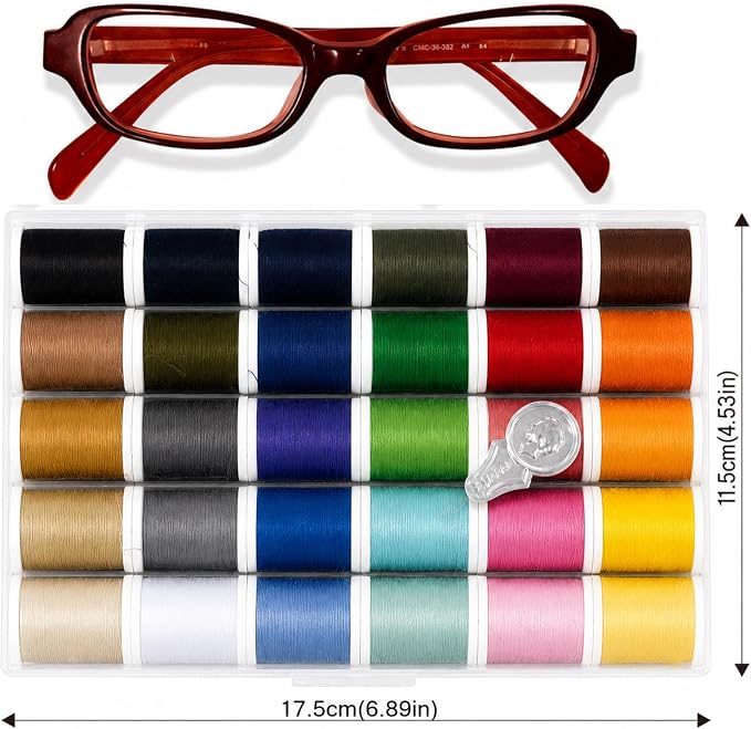 LEONIS 30 Color All-Purpose Polyester Sewing Threads 100 m / 110 yds Each [ 93012 ]