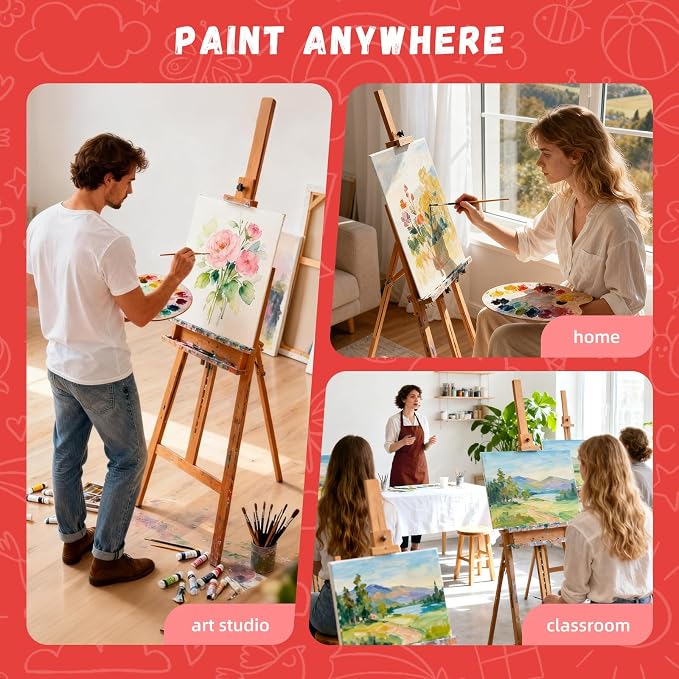 Simetufy 11 x 14 inch 12 Pack Painting Canvas Panels, Canvas Boards | Gesso Primed Acid-Free 100% Cotton for Acrylics Oil Watercolor Paints