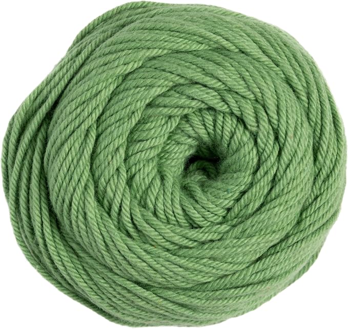 Knit Picks Dishie Green Worsted Weight 100% Cotton Yarn for Crocheting