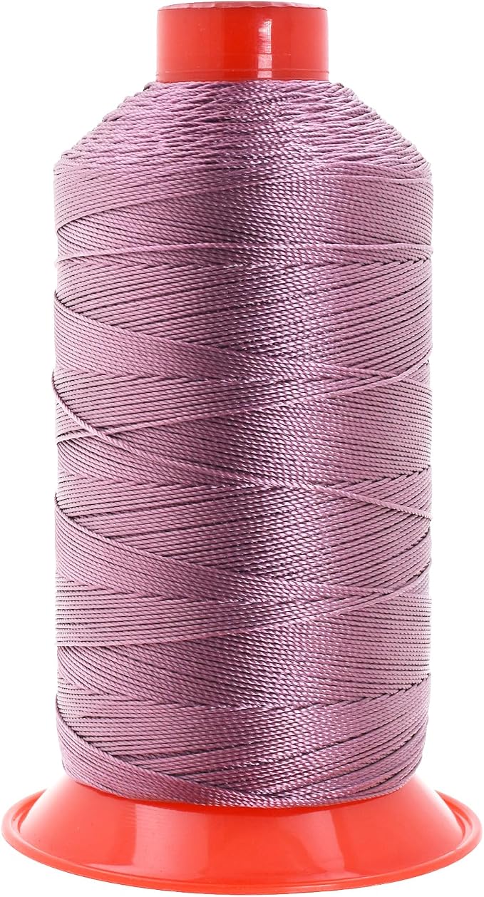 Mandala Crafts Size 207 630D T210 Mauve Bonded Nylon Thread, 800 YDs
