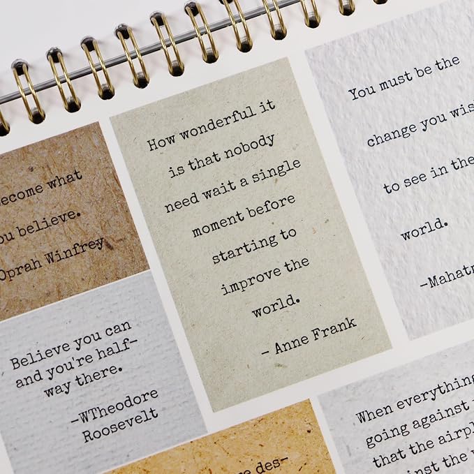 Bomichi Scrapbook Supplies - 24 Sheets 246 Pcs Word Quote Stickers, Junk Journal Supplies for Scrapbooking, Bullet Journal, DIY Craft Card Making