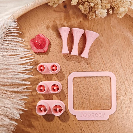 Stud Post Embedding Tool Set for Polymer Clay Earring, Polymer Clay Tools