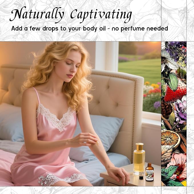 HIQILI Feral Rose Fragrance Oil for Candle Making, Inspired by Gr-Lain ROS.B-Bare, DIY Scented Body Oils, Home Luxury Scents for Essential Oil Diffuser - 1.0 Fl Oz(Pack of 1)