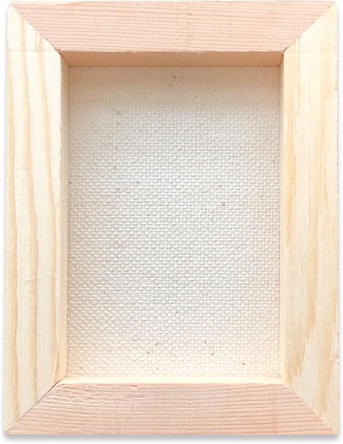 LWR CRAFTS Mini Stretched Canvas 3" X 4" Pack of 10