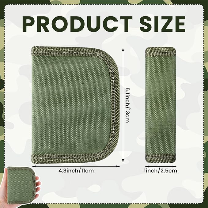 Suncalla 1 Pack Military Survival Sewing Kit Travel Emergency,Army Green